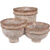 Clayre & Eef 6PR5062 Maceta Beige 27x29x17 cm Decoración Hogar