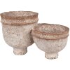 Clayre & Eef 6PR5062 Maceta Beige 27x29x17 cm Decoración Hogar