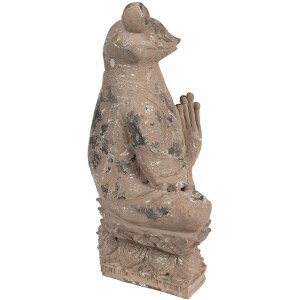 Clayre & Eef 6PR5063 Decoración Rana 27x17x37 cm Marrón