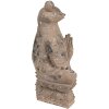 Clayre & Eef 6PR5063 Decoración Rana 27x17x37 cm Marrón