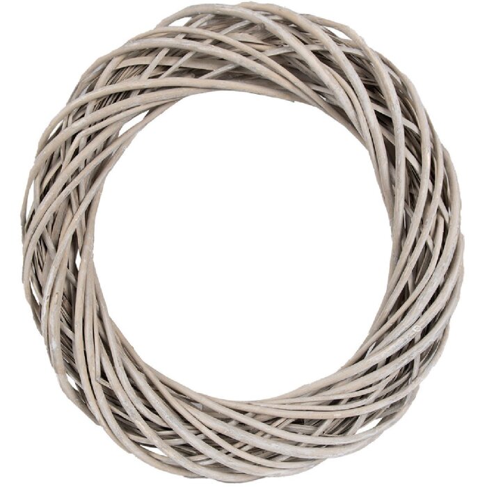 Corona Decorativa Clayre & Eef 6RO0600L Marrón 50x9 cm Diseño Elegante