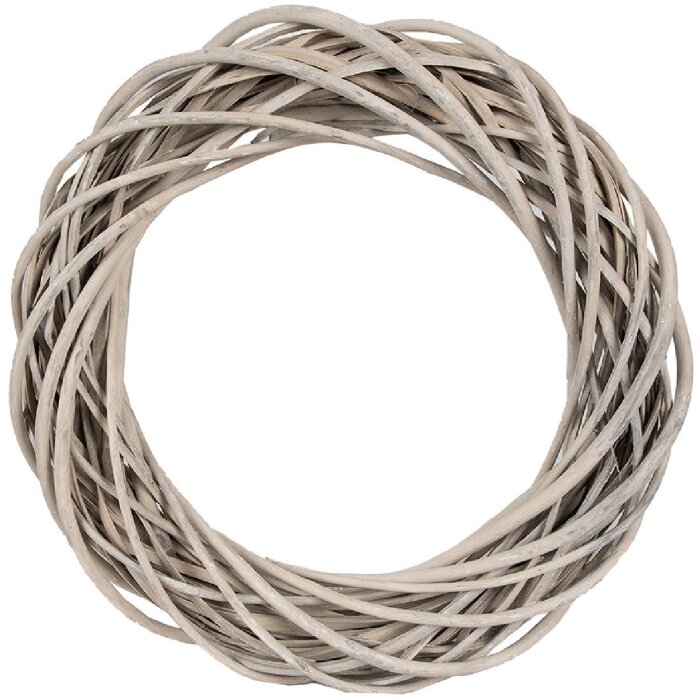 Corona Decorativa Clayre & Eef 6RO0600M Marrón Ø 40x7 cm