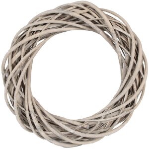 Corona decorativa Clayre & Eef 6RO0600S Marrón 30x6 cm elegante decoración para la habitación