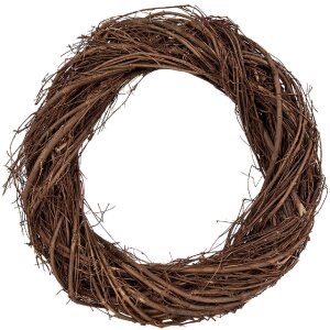 Corona decorativa Clayre & Eef 6RO0602M Marrón Ø 35x6 cm Elegante decoración de interiores