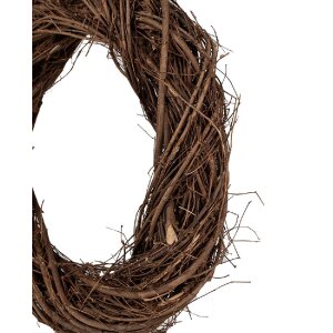 Corona decorativa Clayre & Eef 6RO0602M Marrón Ø 35x6 cm Elegante decoración de interiores