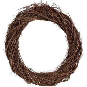 Corona decorativa Clayre & Eef 6RO0602XL Marrón 45x7 cm Decoración elegante