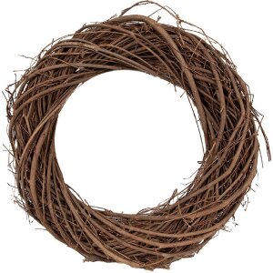 Corona decorativa Clayre & Eef 6RO0602XS Marrón 25x5 cm Diseño elegante