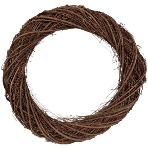 Corona decorativa Clayre & Eef 6RO0602XXL marrón 50x8 cm Diseño elegante