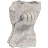 Clayre & Eef 6TE0498S Maceta Gris 17x14x18 cm