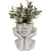 Clayre & Eef 6TE0498S Maceta Gris 17x14x18 cm