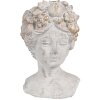 Clayre & Eef 6TE0499S Maceta Gris 14x14x22 cm