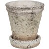 Clayre & Eef 6TE0503M Maceta Beige Ø 11x12 cm