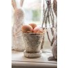 Clayre & Eef 6TE0503M Maceta Beige Ø 11x12 cm