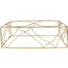Clayre & Eef 6Y5431 Comedero para Animales Color Dorado 38x20x14cm 2x500ml