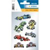 Pegatinas HERMA DECOR coches de carreras 3 hojas