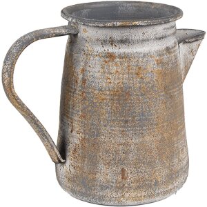 Clayre & Eef 6Y5495 Jarra decorativa Gris 20x12x16 cm