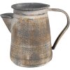 Clayre & Eef 6Y5495 Jarra decorativa Gris 20x12x16 cm