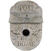 Clayre & Eef 6Y5497 Birdhouse Decoración 27x11x41 cm Gris