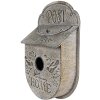 Clayre & Eef 6Y5497 Birdhouse Decoración 27x11x41 cm Gris