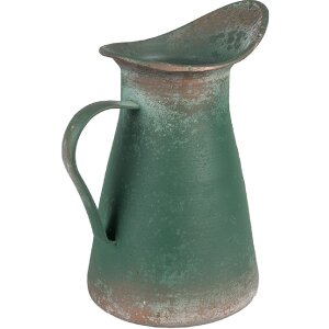 Clayre & Eef 6Y5498 Jarra decorativa verde 21x15x25 cm