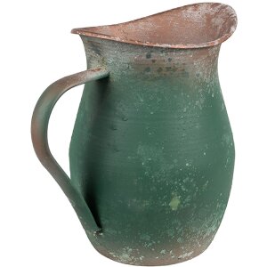 Clayre & Eef 6Y5500 Jarra Decorativa Verde 19x13x19 cm
