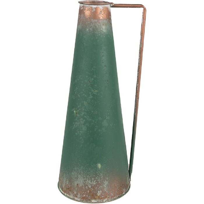 Clayre & Eef 6Y5501 Jarra decorativa verde 14x12x31 cm