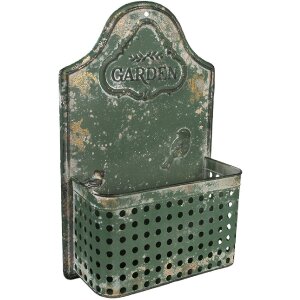 Clayre & Eef 6Y5502 Jardinera Verde 29x13x45 cm