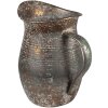 Clayre & Eef 6Y5504 Jarra decorativa Gris 19x13x19 cm