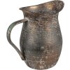 Clayre & Eef 6Y5504 Jarra decorativa Gris 19x13x19 cm