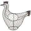 Clayre & Eef 6Y5521 Cesta Pollo 30x12x25cm Marrón - Cesta de almacenaje decorativa