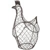 Clayre & Eef 6Y5521 Cesta Pollo 30x12x25cm Marrón - Cesta de almacenaje decorativa
