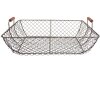 Clayre & Eef 6Y5522 Juego de cestas 3 tamaños Marrón 40x34x15/36x30x14/32x26x13 cm