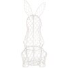 Clayre & Eef 6Y5535 Cesta Conejo Blanco 12x14x39 cm
