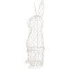 Clayre & Eef 6Y5535 Cesta Conejo Blanco 12x14x39 cm