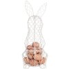 Clayre & Eef 6Y5535 Cesta Conejo Blanco 12x14x39 cm
