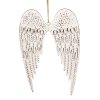 Clayre & Eef 6Y5554M Alas Decorativas Blanco 19x12 cm