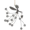 Clayre & Eef 6Y5573 Percha Decorativa Niño 20x17cm Gris