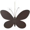 Clayre & Eef 6Y5578M Colgante Decorativo Mariposa Rosa 22x4x14 cm