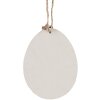 Clayre & Eef 6Y5580 Percha Decorativa Huevo Blanco 10x8 cm Pascua Joyas