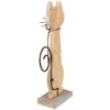 Clayre & Eef 6Y5594 Decoración Gato 21x8x38 cm Blanco
