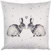 Clayre & Eef BSL22 Funda de Cojín Blanca 45x45 cm - Elegante accesorio para el hogar