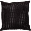 Clayre & Eef DR23 Funda de Cojín Blanco Negro 45x45 cm
