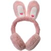 Juleeze JZCEW0027P Calentador de Oídos Conejito Rosa Talla Única Niños