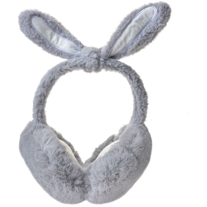 Calentador de orejas Juleeze JZCEW0029G Kids Bunny Ears Grey One Size