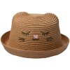 Juleeze JZCHA0013BR Sombrero Niños Cara Bordado Marrón Una Talla