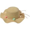 Juleeze JZCHA0015BE Gorro para niños beige con pompones talla única