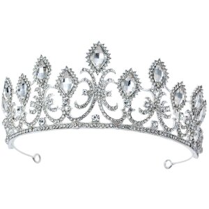 Juleeze JZCR0002 Diadema corona cristal plata Ø...