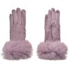 Juleeze JZGL0065LA Guantes de mujer de piel sintética Morado Una talla