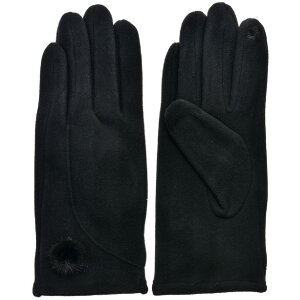 Juleeze JZGL0069 Guantes de forro polar para mujer Negro...