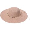 Juleeze JZHA0105 Collar Concha Sombrero Mujer Rosa Una Talla